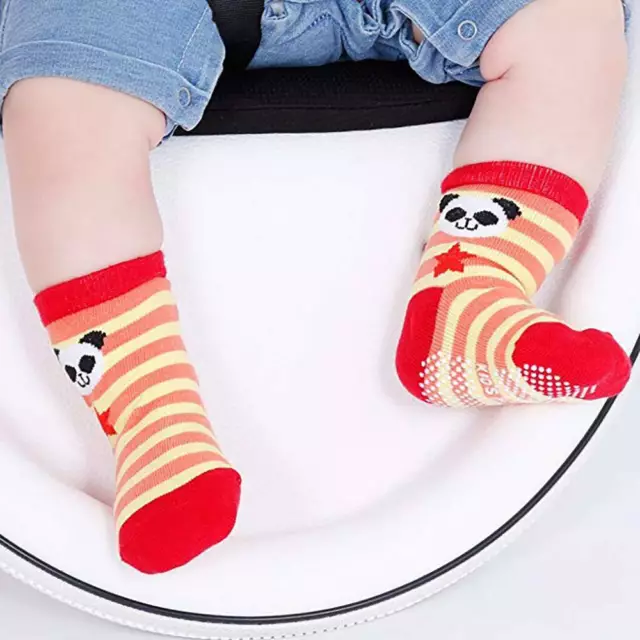 14Pairs Baby Girls Boys Anti Slip Socks Toddler Cotton Soft Warm Sock 0-3 Years 3