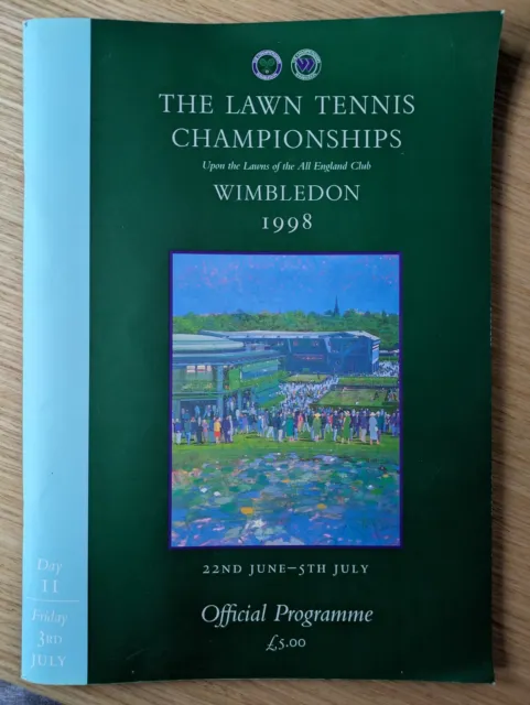 Wimbledon | Official programme | Day 11 | 3 July 1998 | tennis