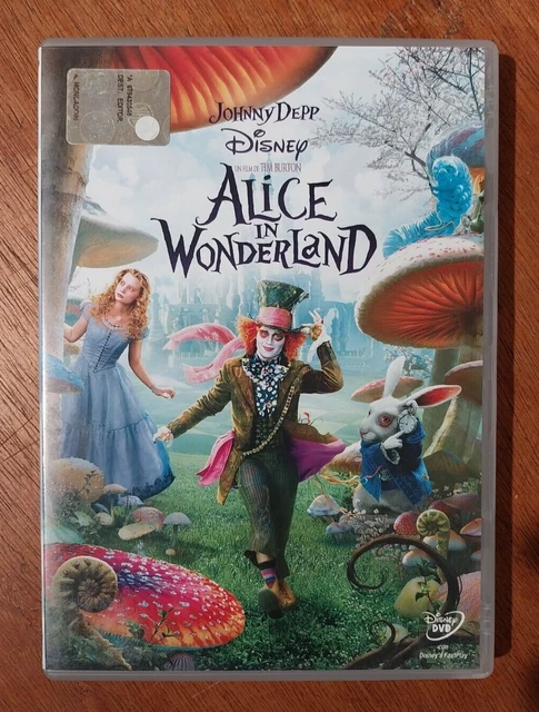 DVD ALICE IN wonderland walt disney johnny depp tim burton EUR 2,30 ...