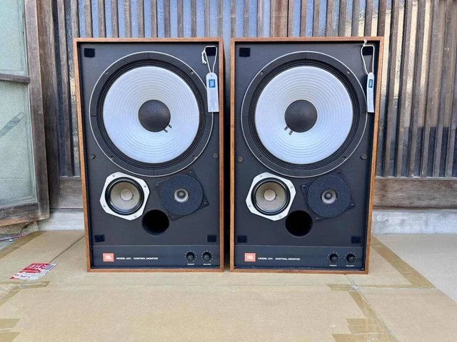 JBL 4311WX-A CONTROL Monitor Speaker Alnico Pair Set Tested Japan
