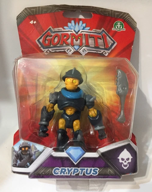 CRYPTUS ACTION FIGURE GORMITI Nuovo 10 Cm Circa in Box Non