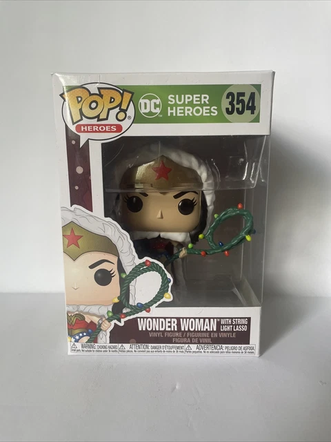 Wonder Woman with Christmas Lights Lasso Holiday #354 Funko Pop DC Heroes