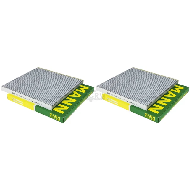 Filtre Habitacle MANN-FILTER CUK 2939/1 Avec Charbon Actif - Pour VW Golf, Audi A3, Touran