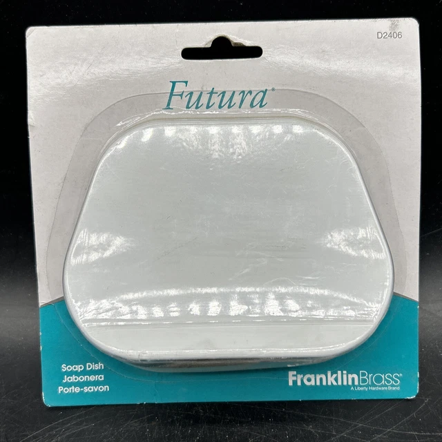 Franklin Brass Futura Wall Mounted Soap Dish White D2406W  NEW