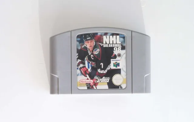 NINTENDO 64 : NHL BREAKAWAY 98 - Solo cartuccia! Loose ! L' hockey su N64