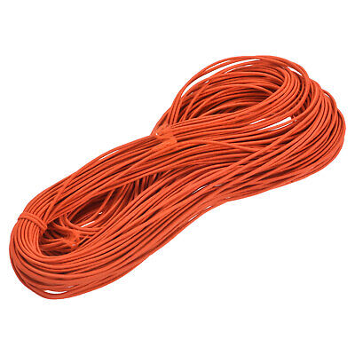 Cordón Elástico Elástico Cuerda 2mm 49 metros Naranja Para Pulseras, Collares