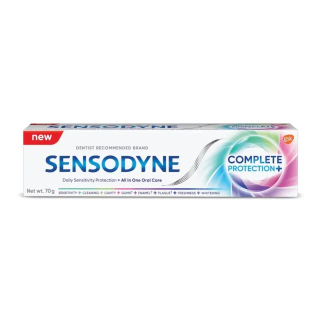 3 x Sensodyne Complete Protection + Toothpaste 70 g - Total 210 g