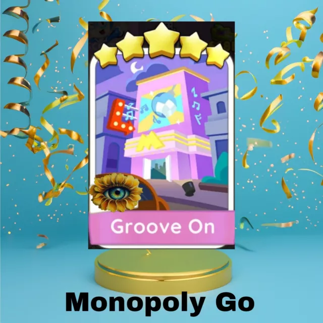 Groove On Go 5 Star Rare Sticker (INSTANT)