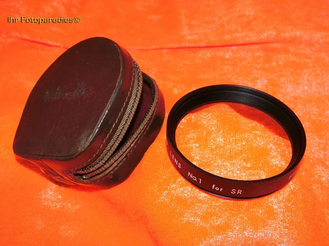 Lente De Primer Plano Minolta N.o 1 Para Sr 55N Con Estuche De Cuero Minolta