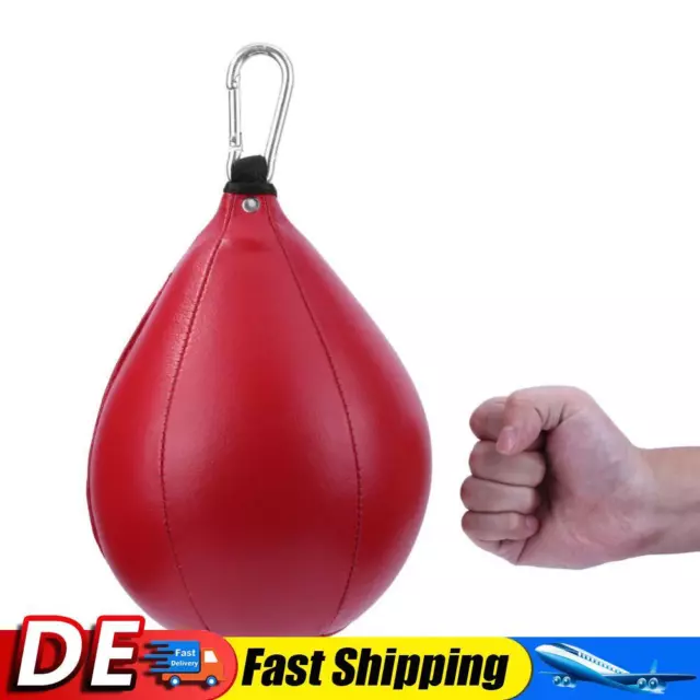 Pear Mold Speed Ball Swivel Boxing Bag Speedball (Red) DE