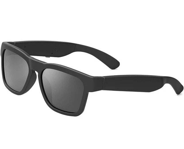 Bluetooth Sunglasses, Voice Control & Open Ear Style Smart Glasses Listen Music