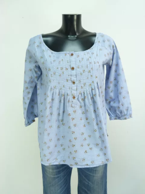 Maison Scotch Tunika Gr S / Blau Mit Muster & Trend - Neuwertig   ( N 3726 )