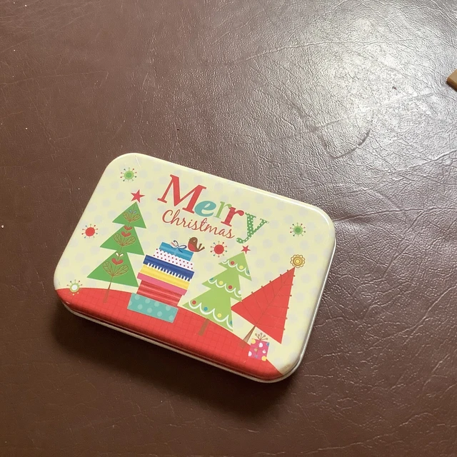 Gift Voucher Tin. Approx 9 Cm X6 Cm
