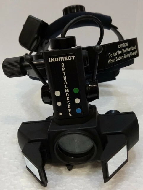 Ophtalmoscope Indirect Sans Fil ACHYUT - Avec Miroir Pédagogique Et Objectif 20D, Modèle ACT8U34