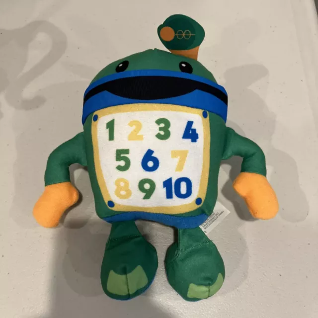 Mattel Team Umizoomi Bot 9 inch Plush Stuffed Doll 2011 Fisher Price Clean!