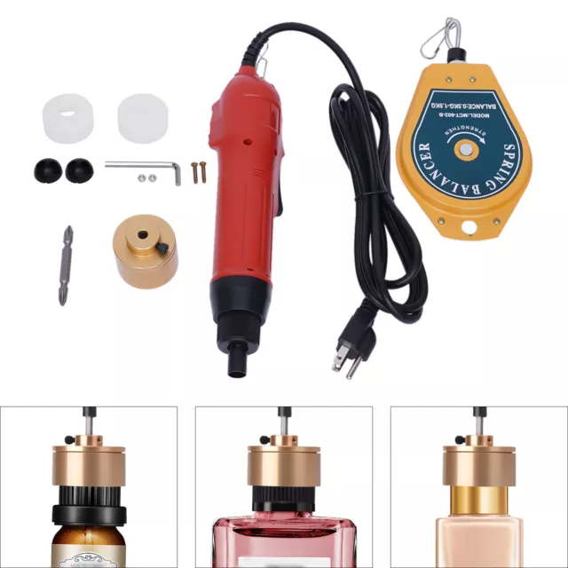 Handheld Electric Bottle Capping Machine Screw Capper Sealing Sealer Tool 110V