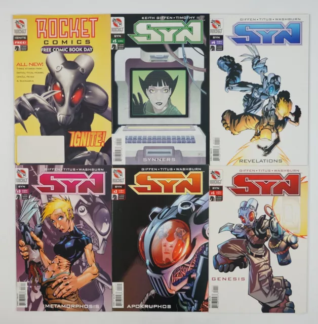 Syn #1-5 VF/NM complete series + FCBD - Dark Horse Keith Giffen sci-fi set 2 3 4