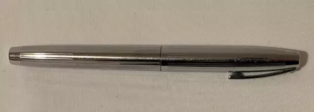 Sheaffer White Dot Chrome Fountain Pen