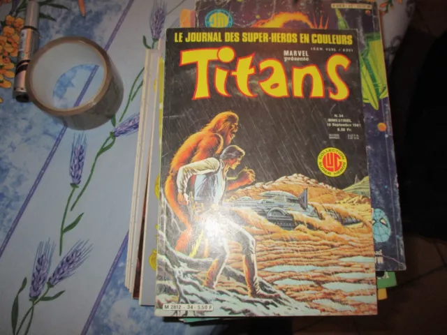 Titans  T 34 Star Wars Bd Lug Septembre 1981 Tbe