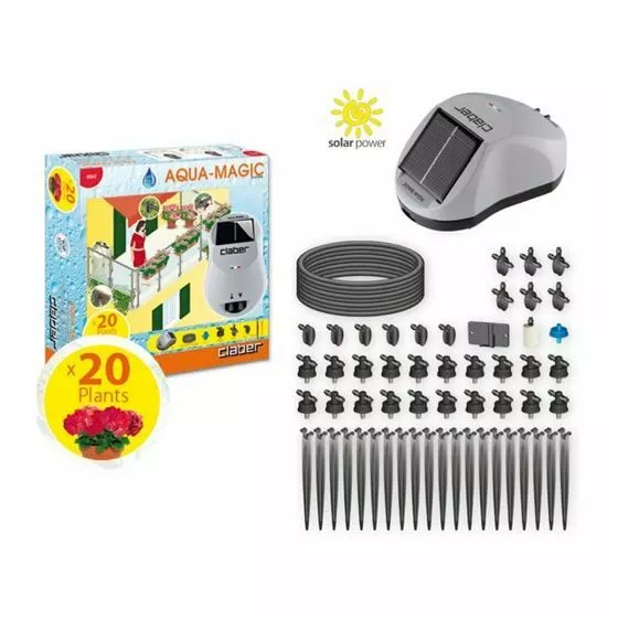 CLABER - KIT  ACQUAMAGIC SYSTEM Programmatore centralina irrigazione SOLARE- IMP