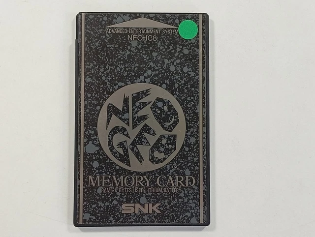 Carte Mémoire Officielle SNK NEO-IC8 Pour Neo Geo AES – Sauvegarde OK – Occasion