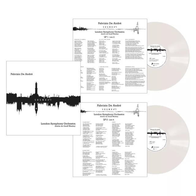 FABRIZIO DE ANDRE' - Sogno n.1 (2022) 2 LP white Vinyl