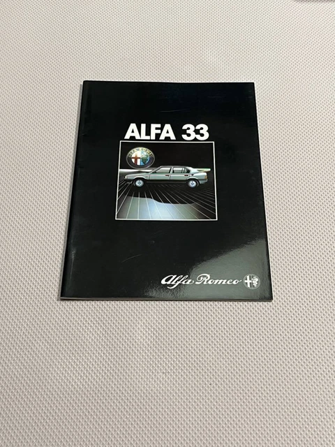 Alfa 33 English Catalog Romeo 1983