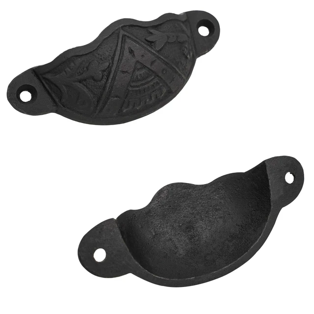 Cast Iron Drawer Pulls Pull Cabinet Handles Antique Rustic Vintage Door Handle 7