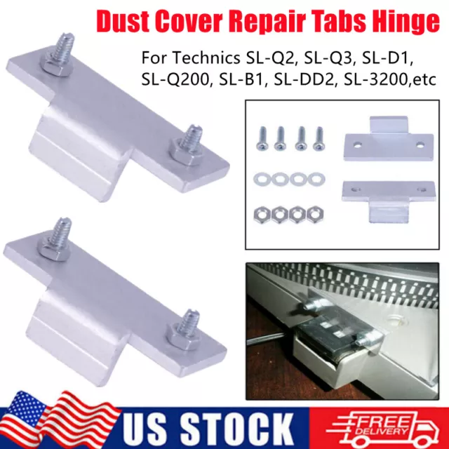 For Technics SL-D2 3200 B2 D3 Others Turntable Dust Cover Tabs Hinge Repair Kits