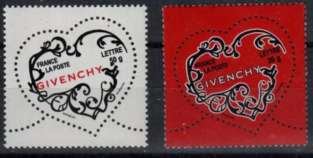Coeurs Givenchy - 2007, la série complète** n°3996 - 3997**