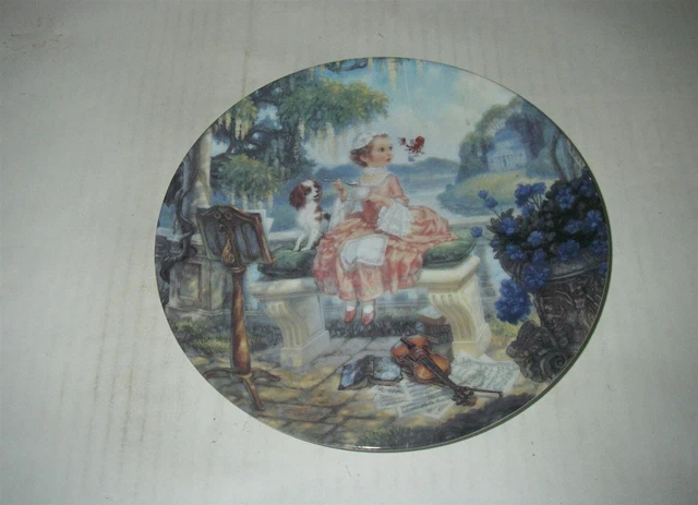 Knowles Classic Mother Goose Little Miss Muffet Collectors Plate