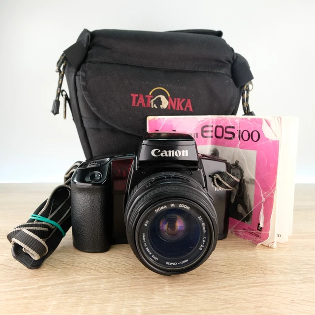 CANON EOS 100 35mm Auto Focus Beginner SLR Film Camera 3580mm Zoom