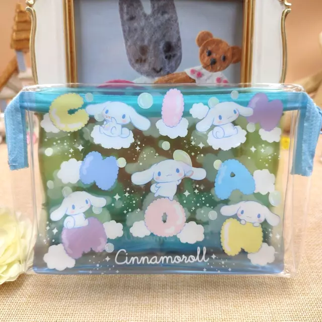 Sanrio Cinnamoroll Plastic Cosmetic Pouch Bag Accessory Bag Kawaii Japan 2018