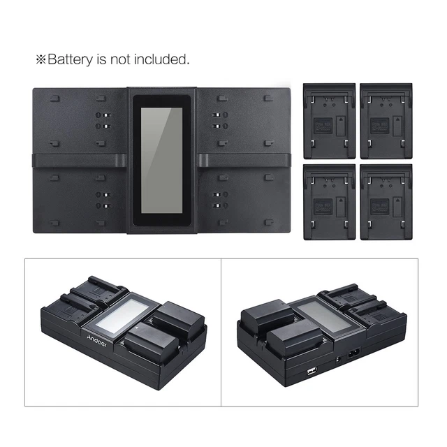 Andoer 2 Piastre Batteria NP-FZ100 Per Caricabatterie Neweer/Andoer – Compatibili Con Sony A7III, A9, A7RIII, A7SIII - 6