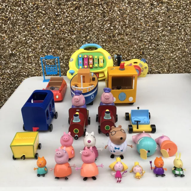 Huge Peppa Pig Bundle - Includes Vehicles, Figures & More *Sold As Seen*