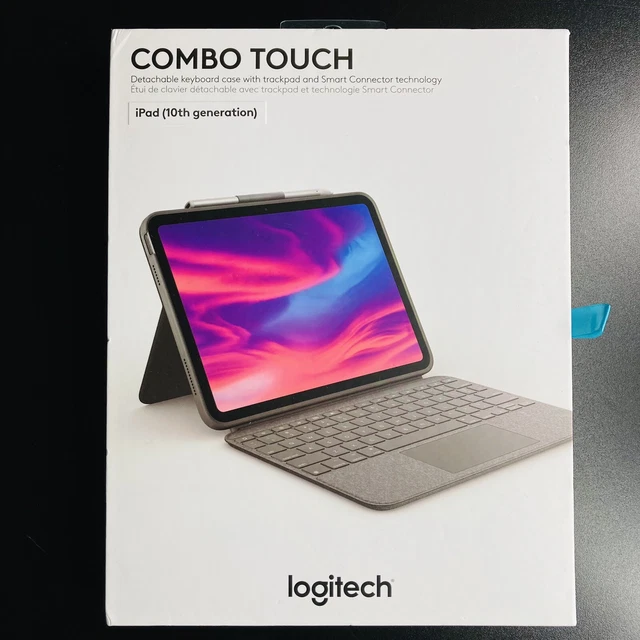 NEW LOGITECH Combo Touch Keyboard and Trackpad Case for Apple iPad