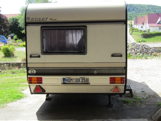 wohnwagen Hobby 420 Classic gebraucht mit vorzelt 2