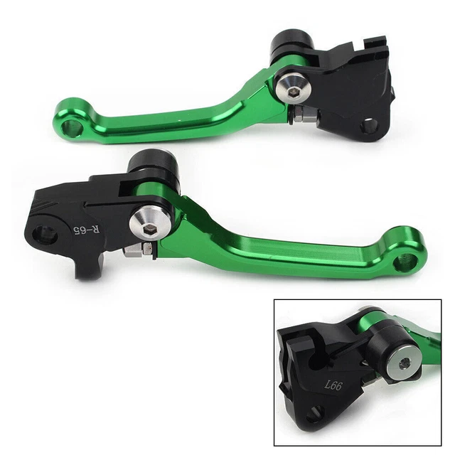 CNC Clutch Brake Levers Pivot For Yamaha YZ250X 2016-2022/YZ125X 2017-2022 Green