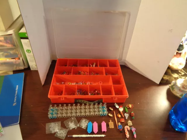 Craft Loom Set DISNEY FROZEN Princess Charms Rainbow Colors Bracelet  Jewelry Kit