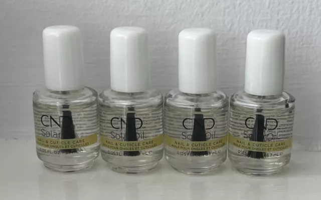 CND Mini Solar Oil Nail & Cuticle Care 4 x 3.7ml = 14.8ml