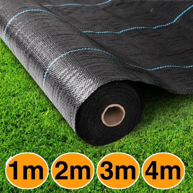 100GSM Weed Proof Membrane, Weed Control Non woven Fabric for Garden 11 Sizes