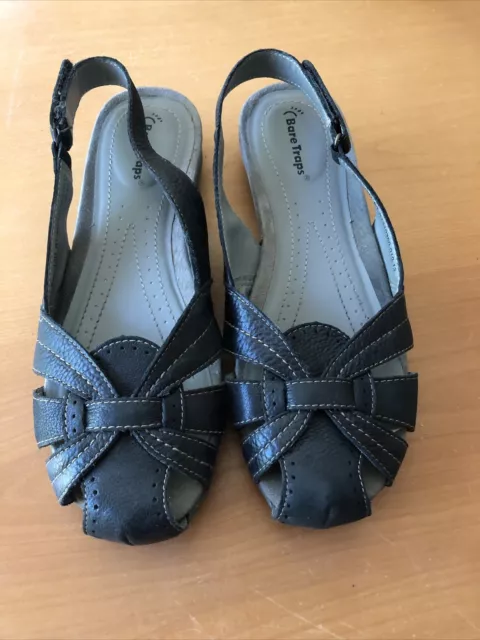 Bare Traps “Rory” Black Sandals - Women’s 10 M