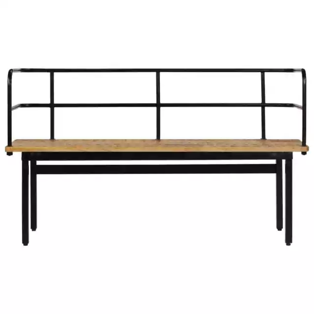 Banc 120 x 40 x 70 cm Bois de manguier massif 2