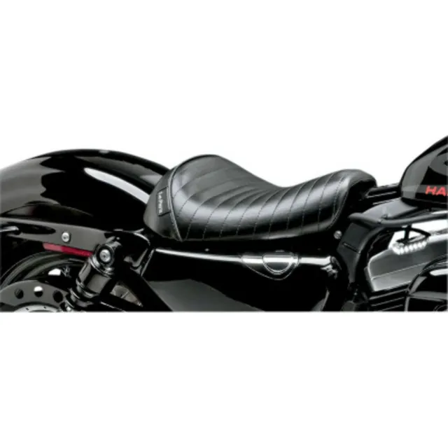 Le Pera Bare Bones Pleated Solo Seat Harley 10+ Sportster XL 1200 XLX XLV 48 72