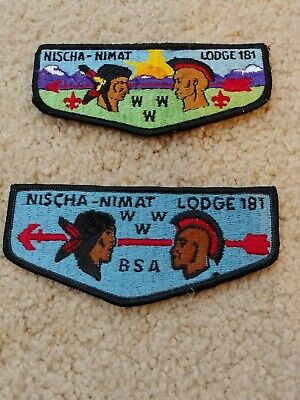 Lodge 181 Nischa-Nimat OA Flap Order of the Arrow Boy Scouts BSA