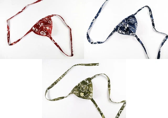 Japanese Men Underwear Onaga Kuroneko Fundoshi Traditional Print In 3 - Foto 6