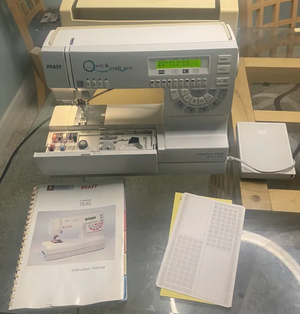 Pfaff 7530 Quilt and Craft Pro Sewing Machine with GREAT EXTRAS!!!!