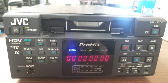 JVC BR-HD50U ProHD HDV Mini DV HD Video Cassette Recorder HD50