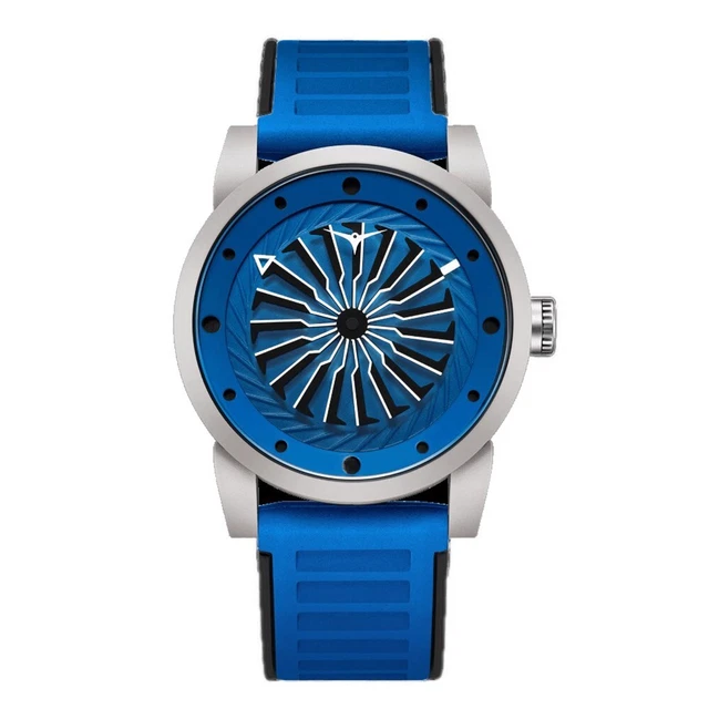 ZINVO AIR BLADE Dune Turbine Automatique Carbon Noir Beige Silicon