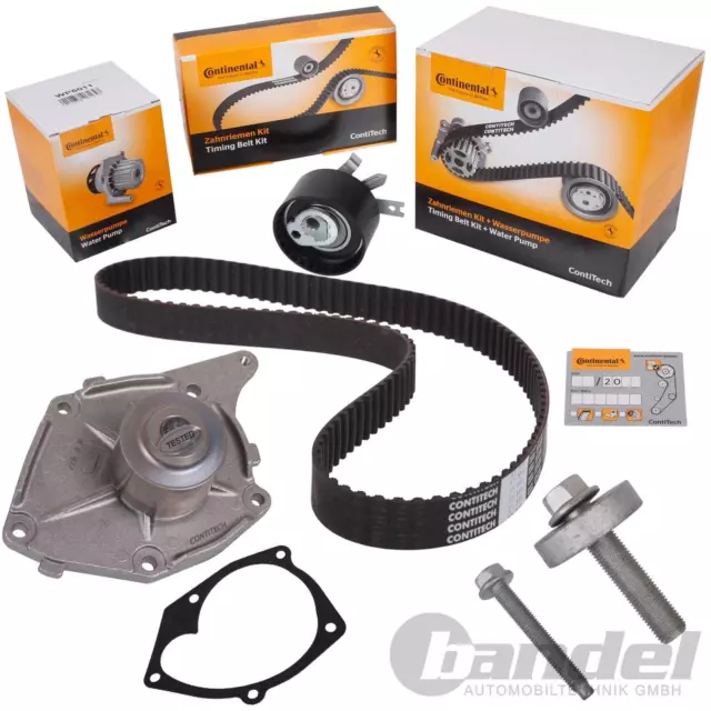 Contitech Kit de Courroie Distribution+Pompe Convient pour Renault Clio Kangoo